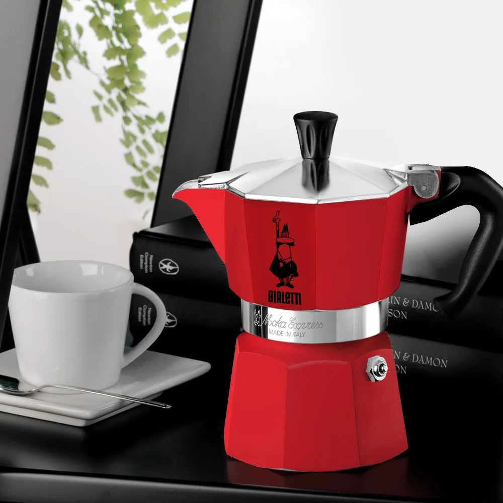 Bialetti Moka Express Rot | 3 Tassen