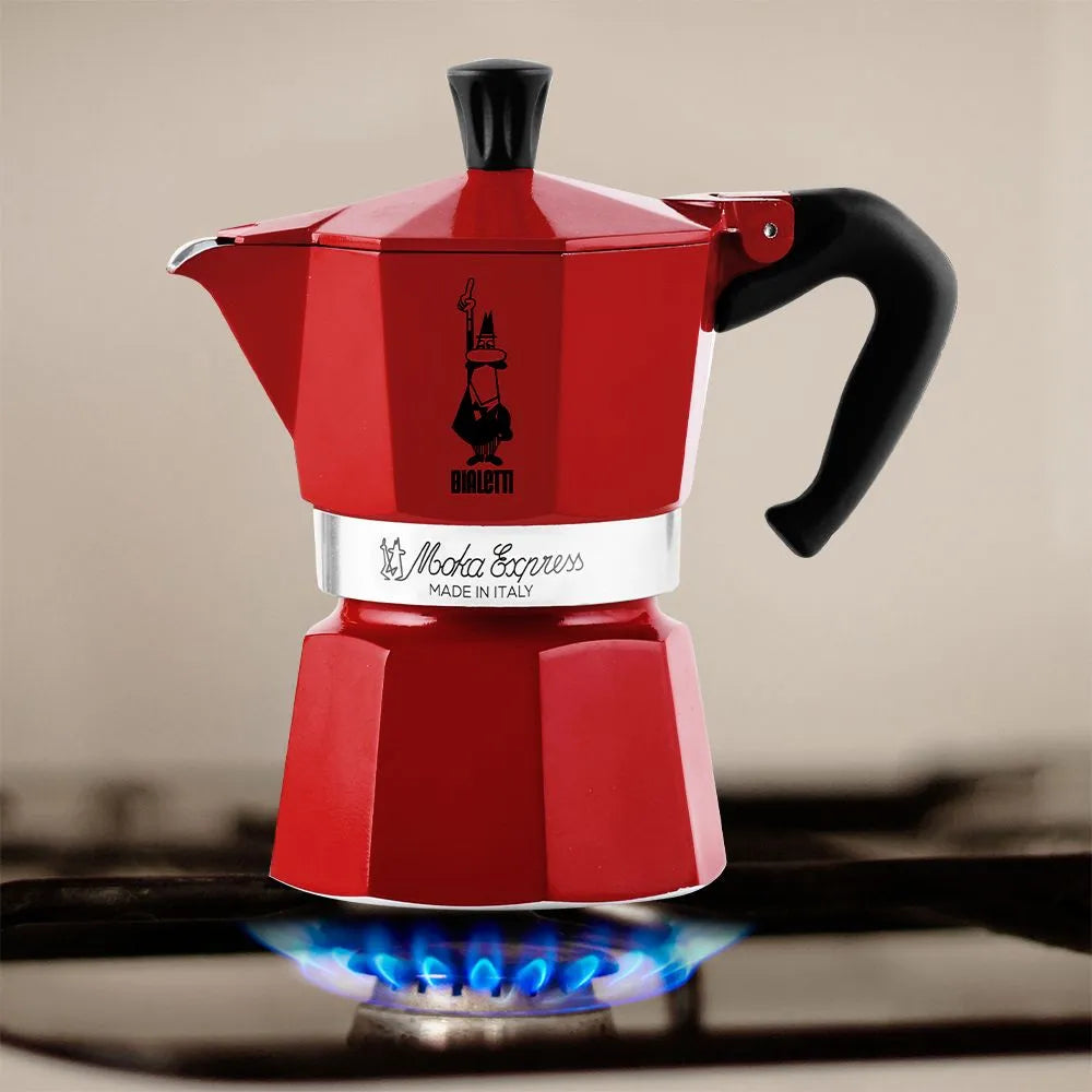 Bialetti Moka Express Rot | 3 Tassen