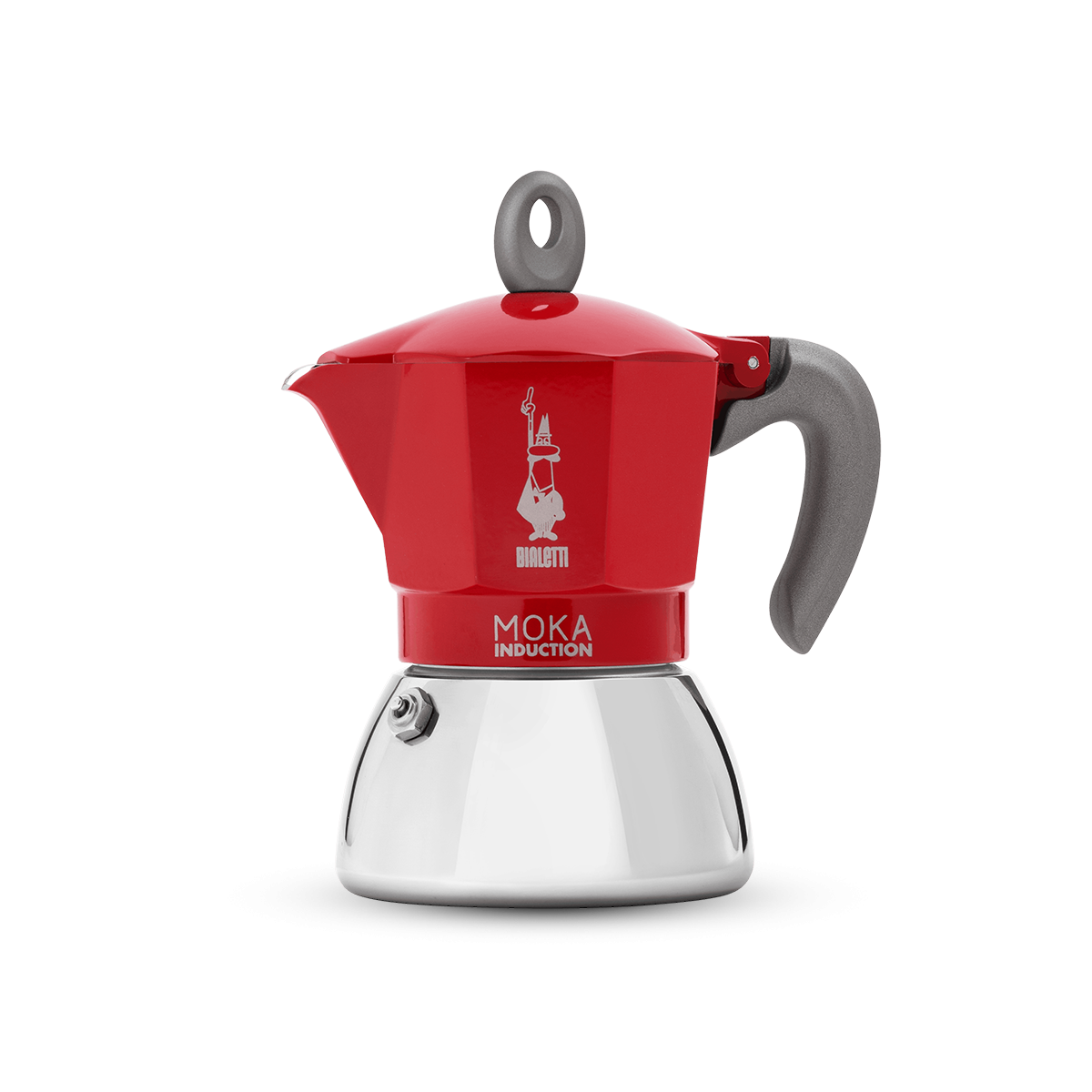 Bialetti Moka Induktion Rot | 2 Tassen